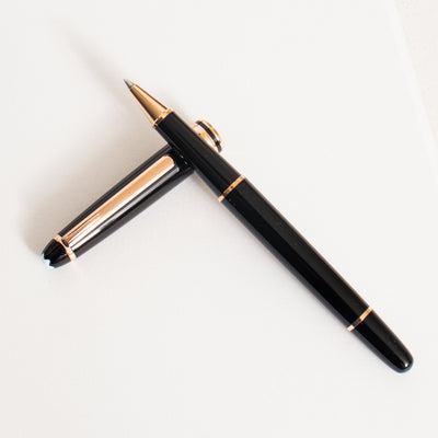 Montblanc Meisterstück 163 Rose Gold Coated Classique Rollerball Pen