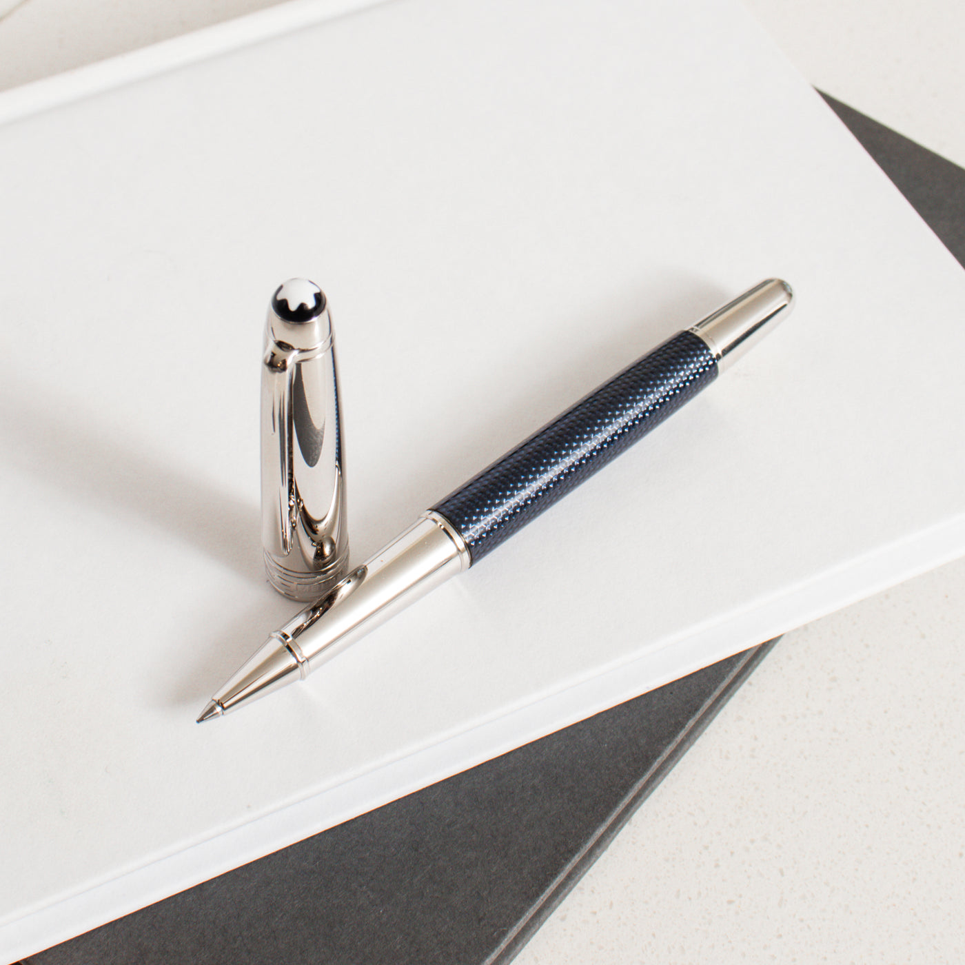 Montblanc Meisterstück 163 Solitaire Doué Blue Hour Classique Rollerball Pen