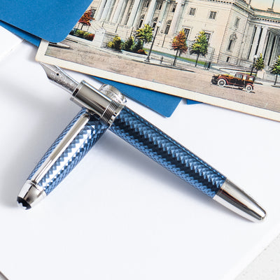 Montblanc Meisterstuck Glacier Solitaire LeGrand Fountain Pen