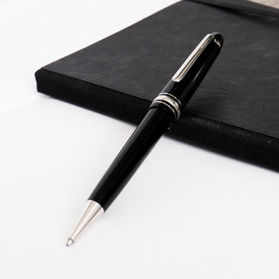 Montblanc Meisterstuck Midsize Black & Platinum Ballpoint Pen Preowned