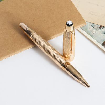 Montblanc Meisterstuck Solitaire Geometric Dimension Ballpoint Pen - Preowned