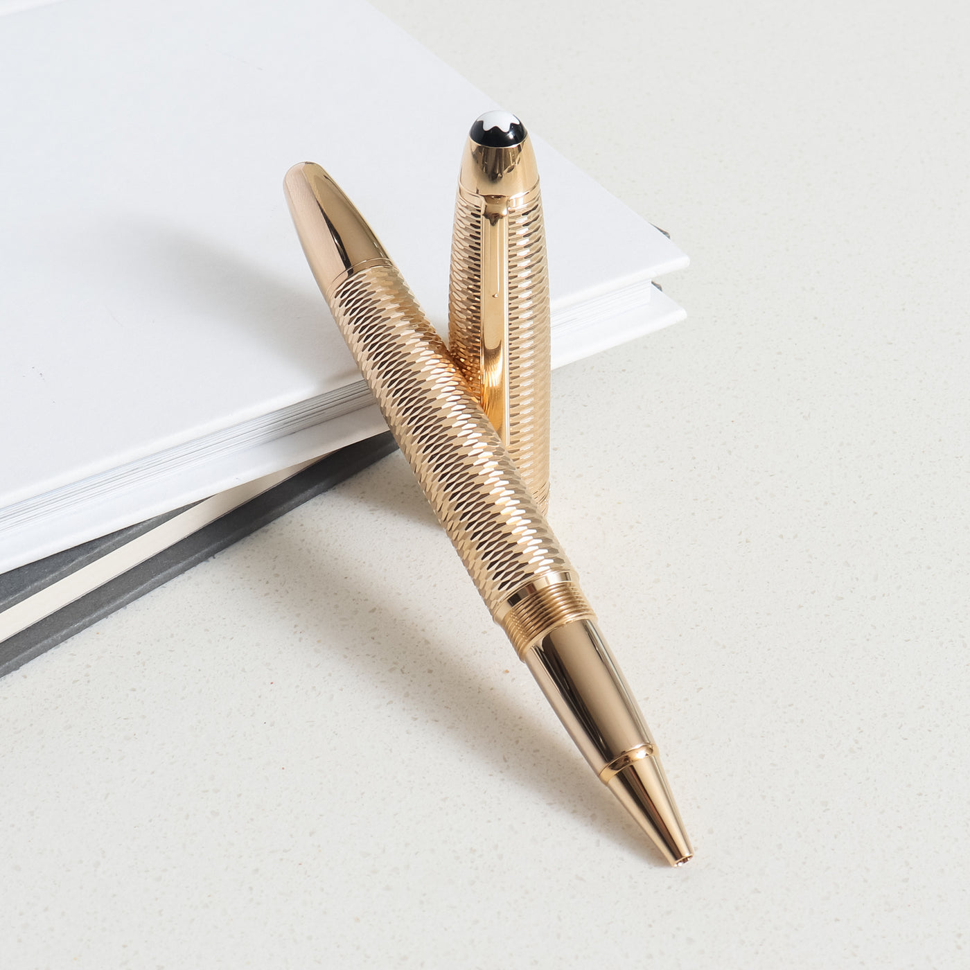 Montblanc Meisterstuck Solitaire Geometric Dimension Ballpoint Pen - Preowned