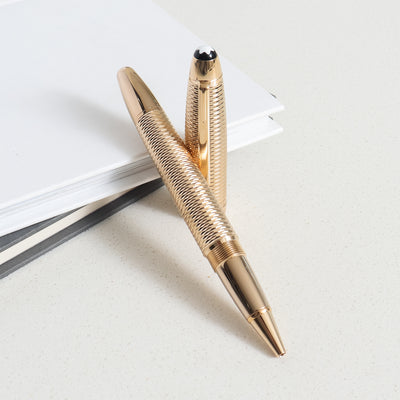 Montblanc Meisterstuck Solitaire Geometric Dimension Ballpoint Pen - Preowned