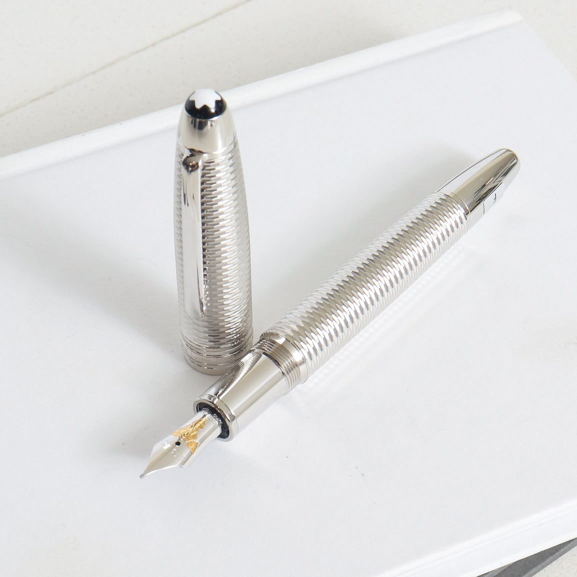 Montblanc Meisterstück Solitaire Geometry LeGrand Fountain Pen