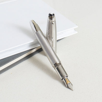 Montblanc Meisterstück Solitaire Geometry LeGrand Fountain Pen