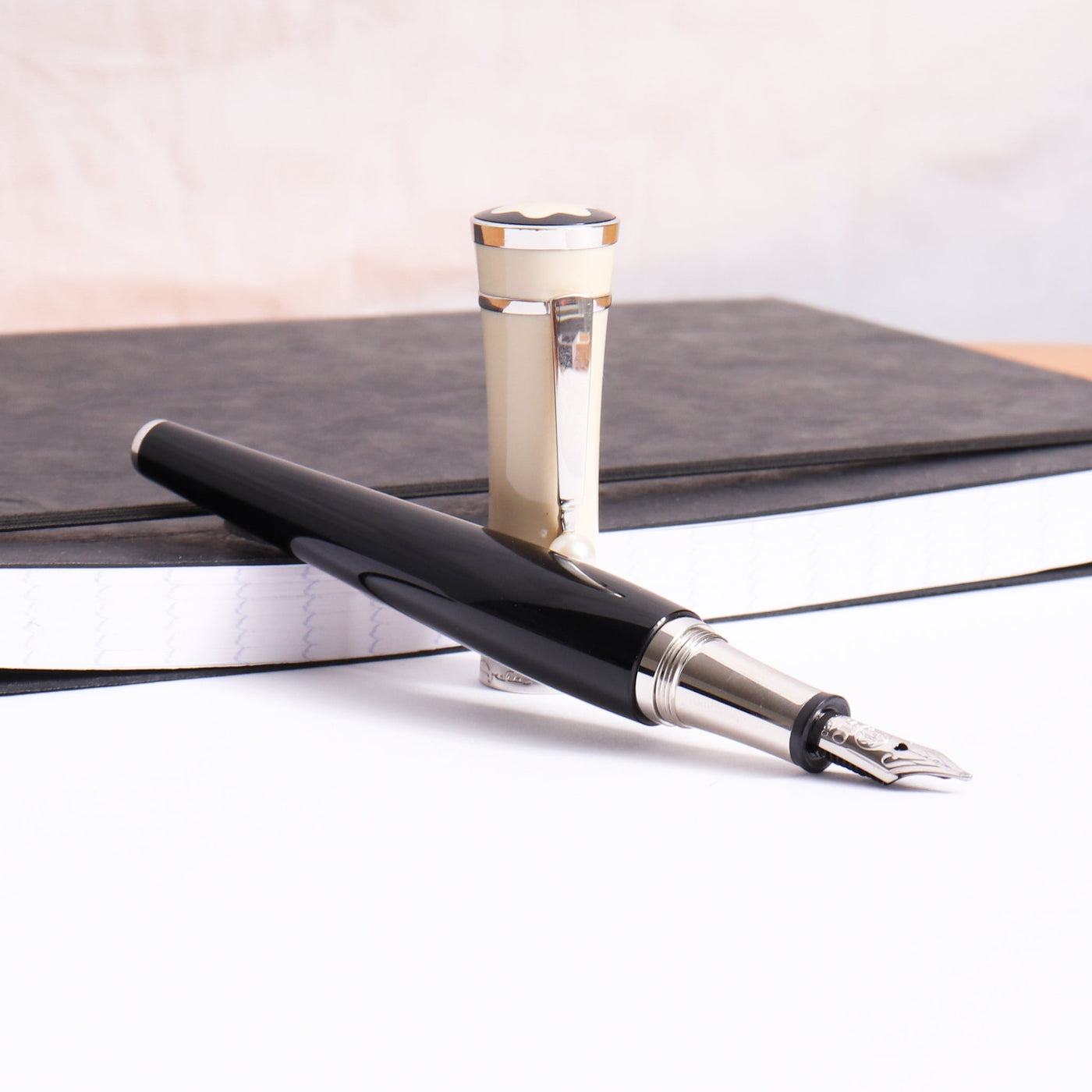 Montblanc Muses Greta Garbo Fountain Pen - Preowned Uncapped