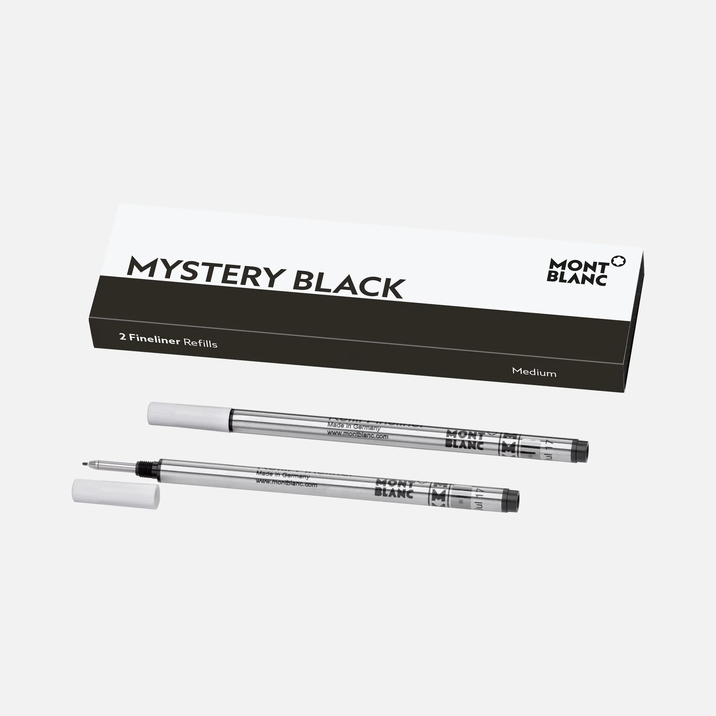 Montblanc Mystery Black Fineliner Refills, Medium (2-Pack) – Truphae