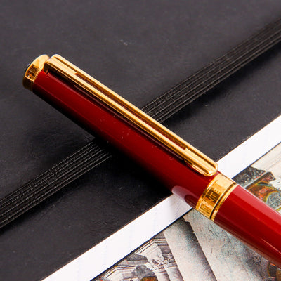 Montblanc-Noblesse-Oblige-Burgundy-Ballpoint-Pen-Clip