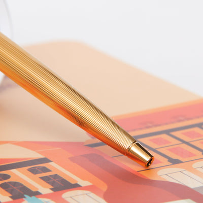 Montblanc Noblesse Oblige Gold Pinstripe Ballpoint Pen - Preowned Tip