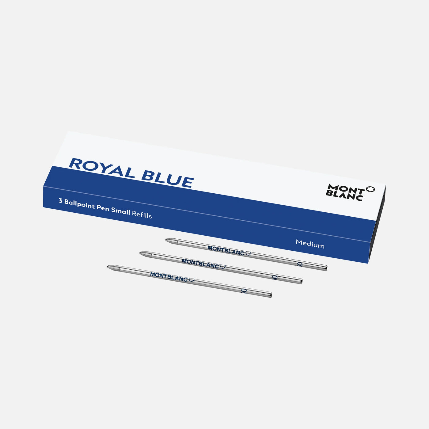 Montblanc Royal Blue 3 Small Ballpoint Refills - Medium
