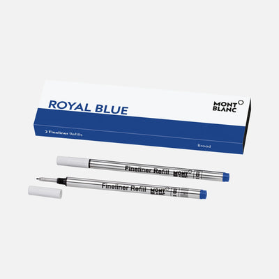 Montblanc Royal Blue 2 Fineliner Refills - Broad