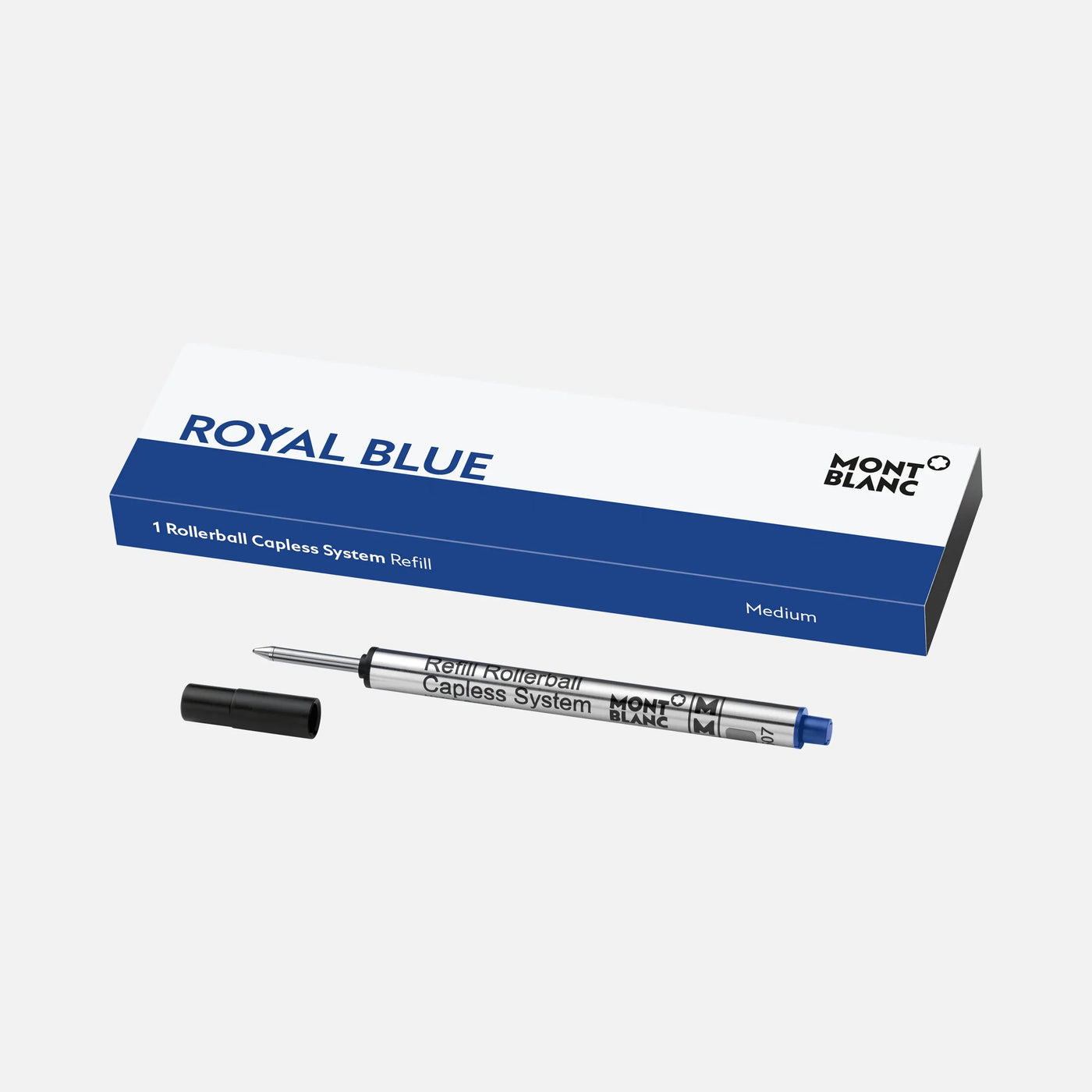 Montblanc Royal Blue Rollerball Capless System Refills - Medium