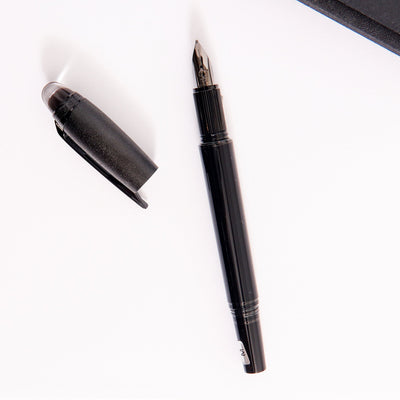 Montblanc Starwalker BlackCosmos Doue Fountain Pen Black Resin With PVD Coated Fittings