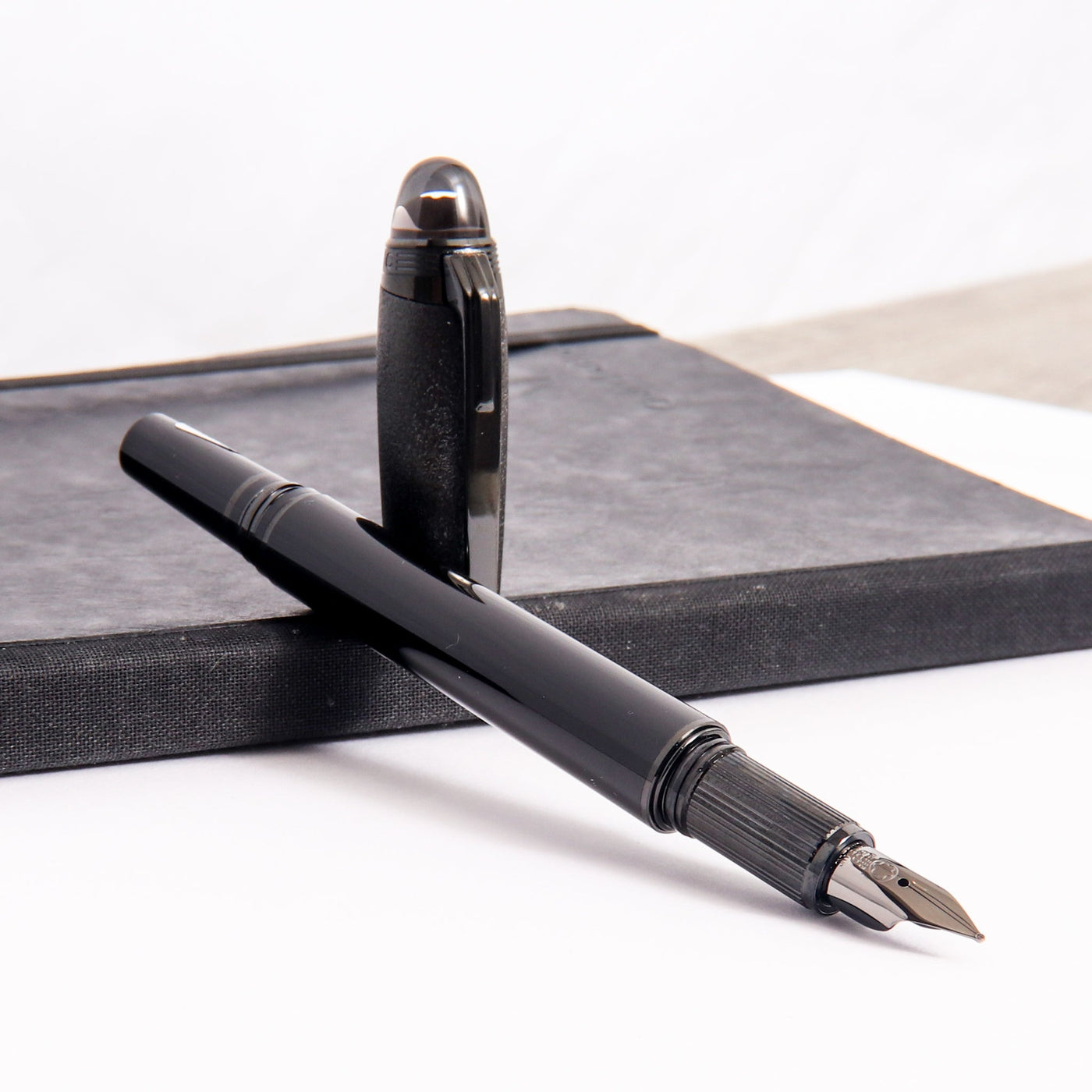 Montblanc Starwalker BlackCosmos Doue Fountain Pen Black Resin