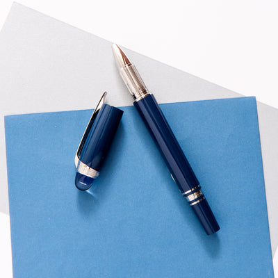 Montblanc Starwalker Blue Planet Rollerball Fineliner Pen Blue Resin