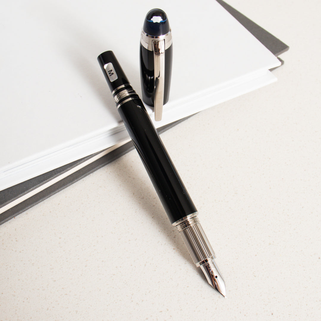 筆記具 Mont Blanc StarWalker Precious Resin Montblanc Starwalker Black Precious Resin Fountain Pen – Truphae