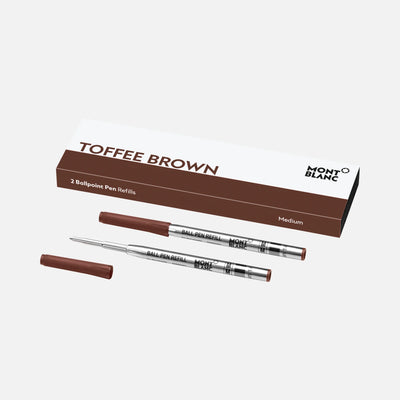 Montblanc Toffee Brown 2 Ballpoint Pen Refills - Medium