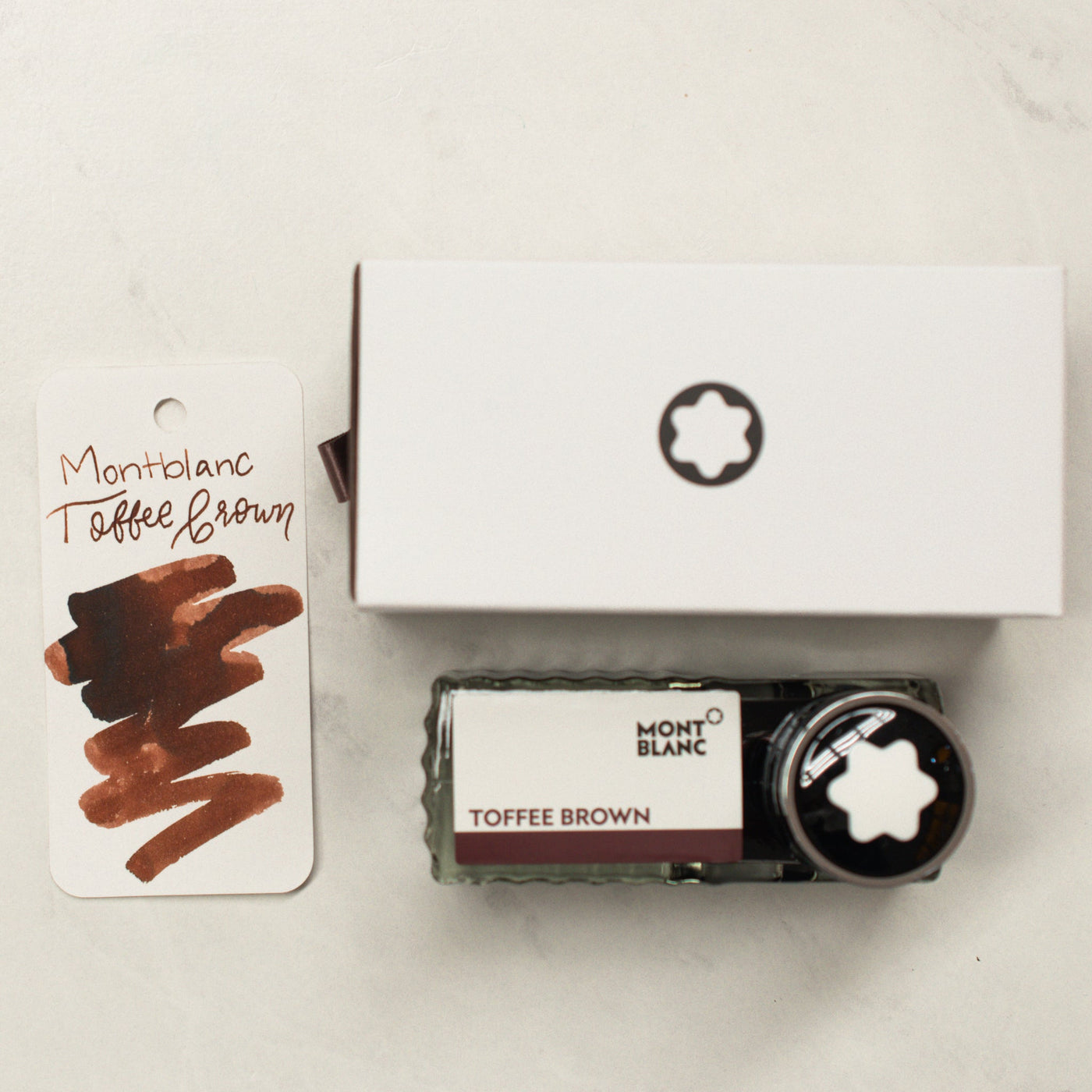 Montblanc-Toffee-Brown-Ink-Bottle-Glass