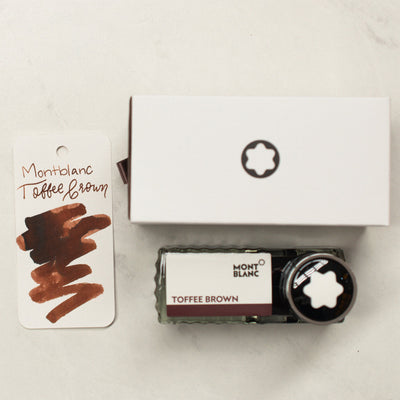 Montblanc-Toffee-Brown-Ink-Bottle-Glass