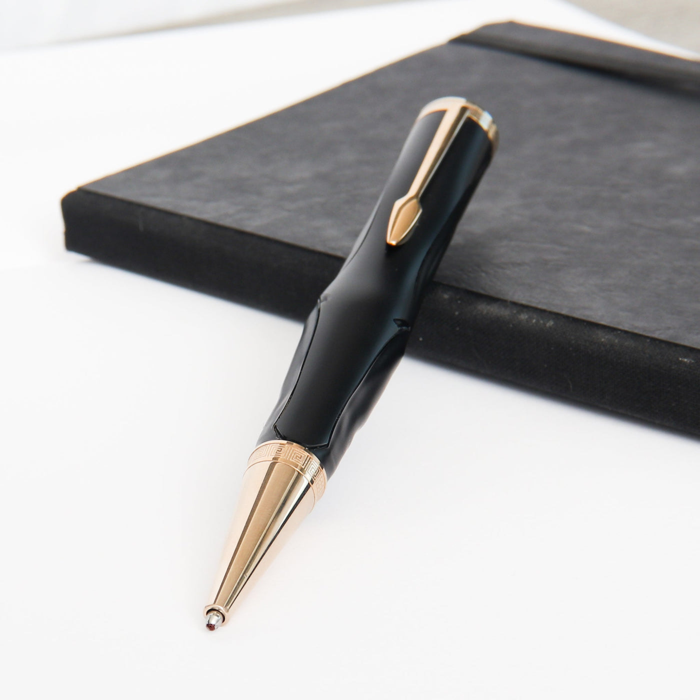 Montblanc Writer's Edition Homer Black And Gold Ballpoint Pen Preowned