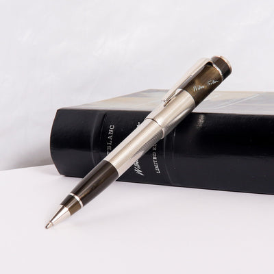 Montblanc Writer's Edition William Faulkner Ballpoint Pen Silver And Black