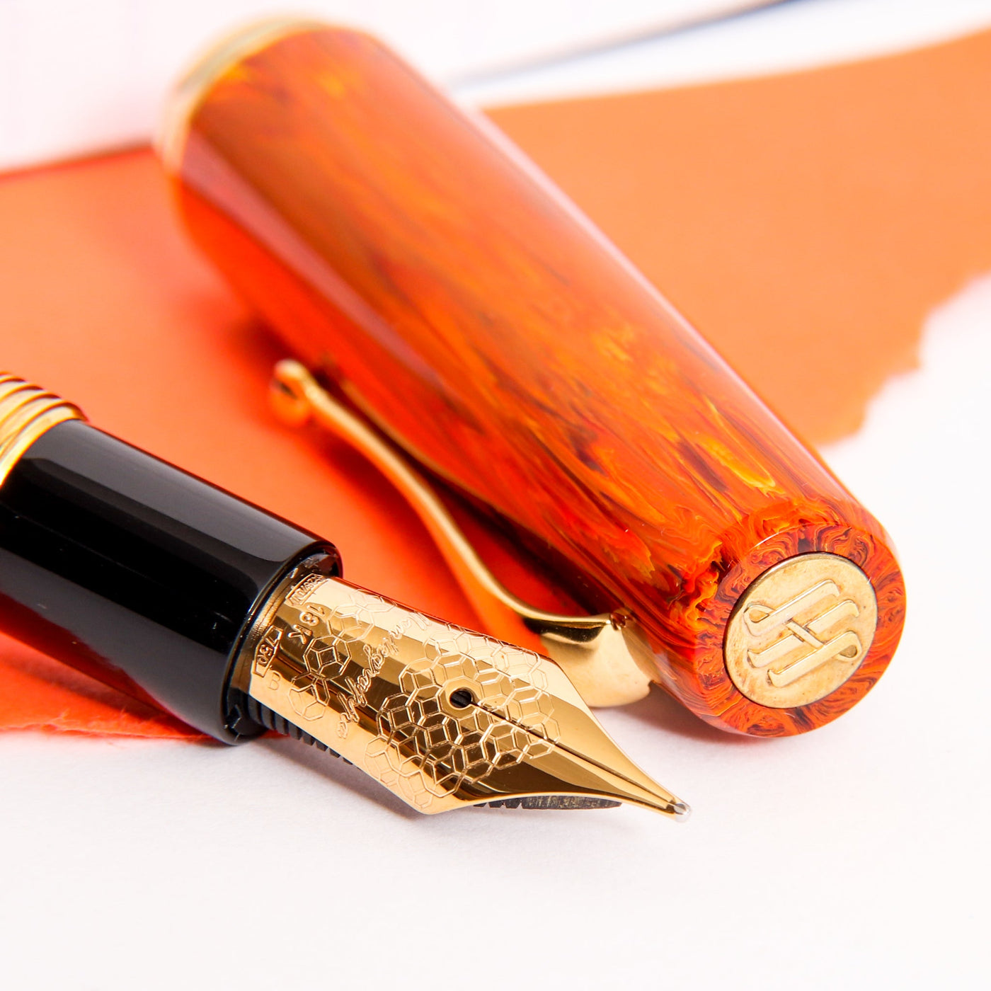 Montegrappa-Ammiraglio-Leo-Fountain-Pen-Nib-Details