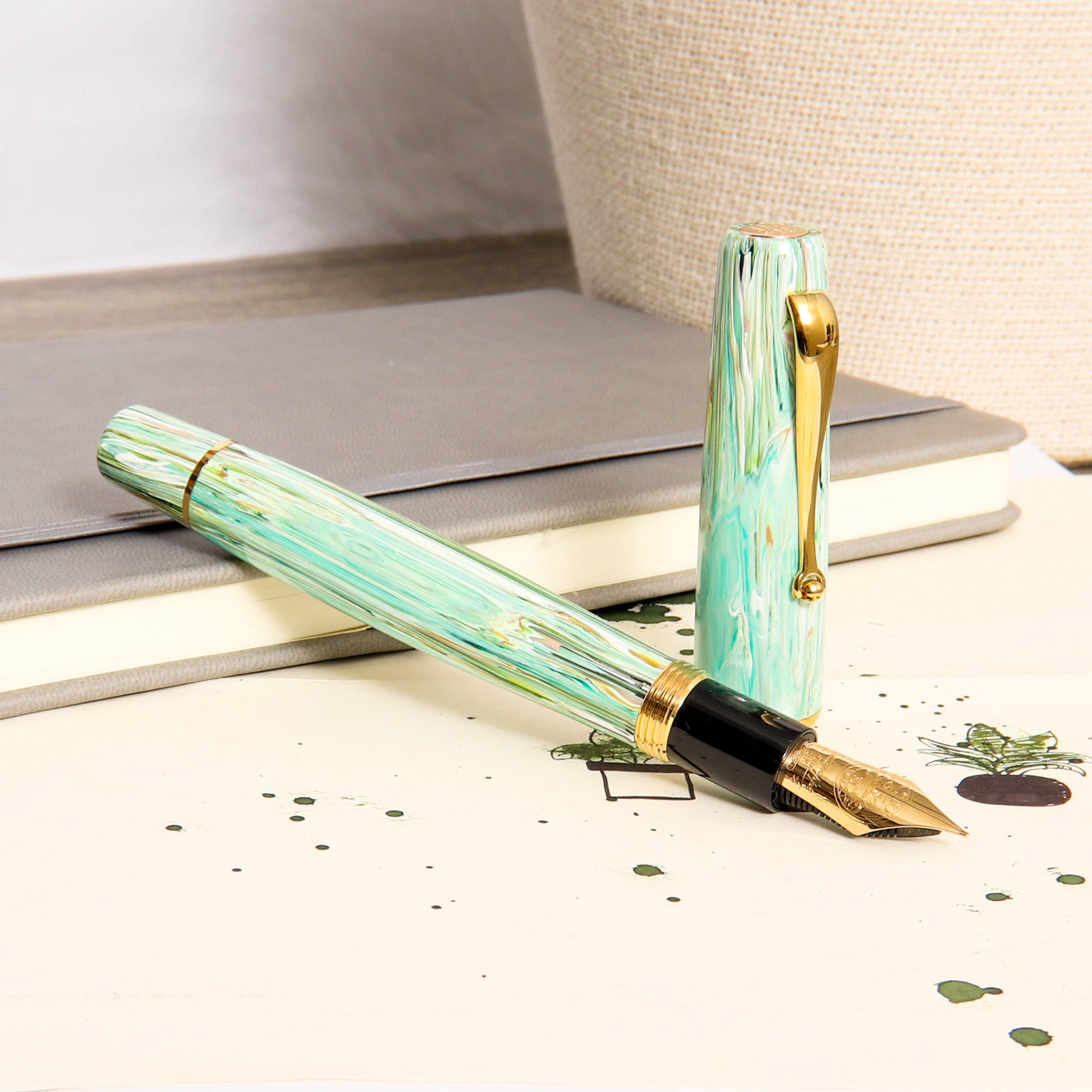 Seagreen Montegrappa Luxury Pen
