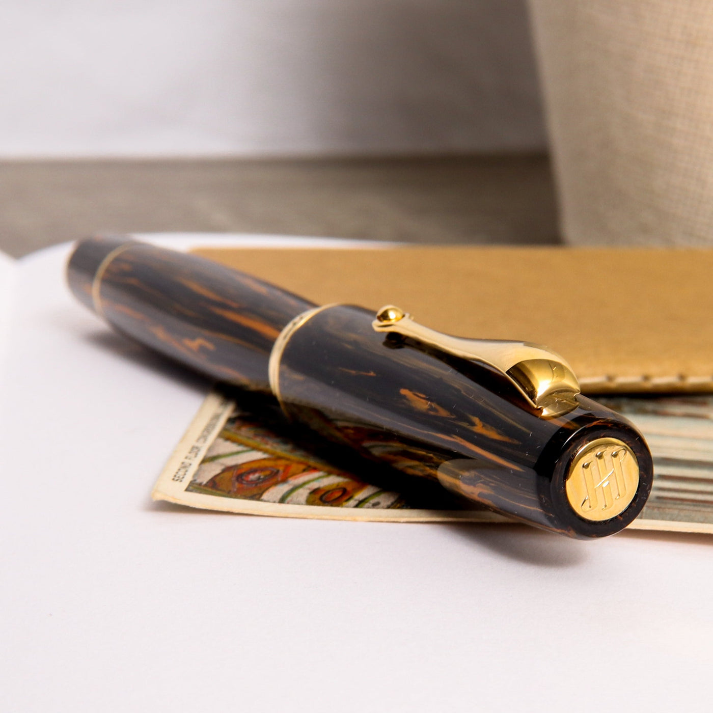 Montegrappa Limited Edition Brown Cap Top