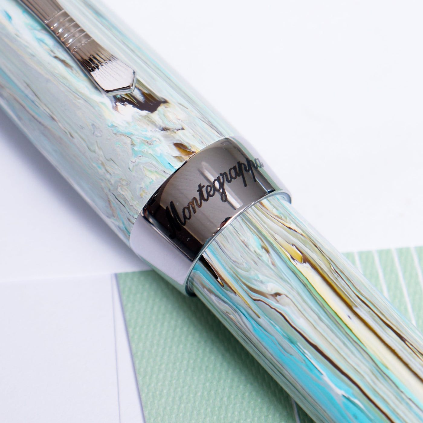 Montegrappa Elmo 02 Sea Green Fountain Pen