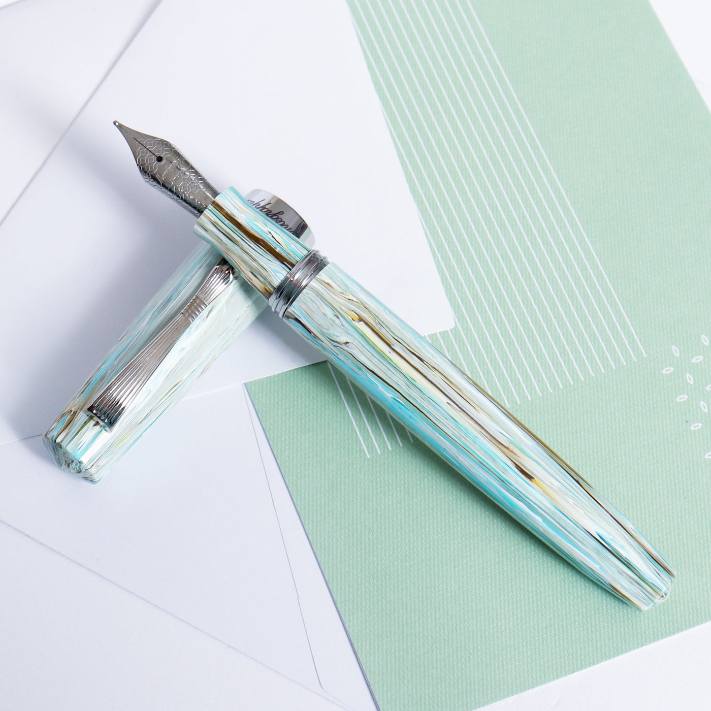 Montegrappa Elmo 02 Sea Green Fountain Pen