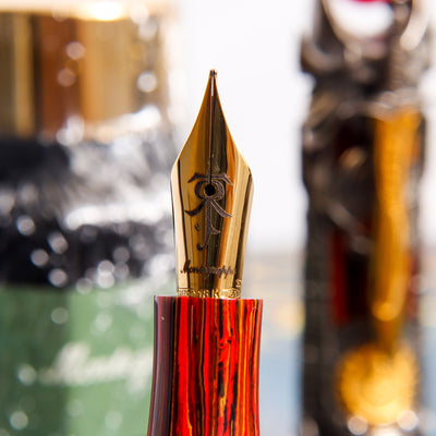 Montegrappa Lord of the Rings Doom Fountain Pen 18K Gold Nib