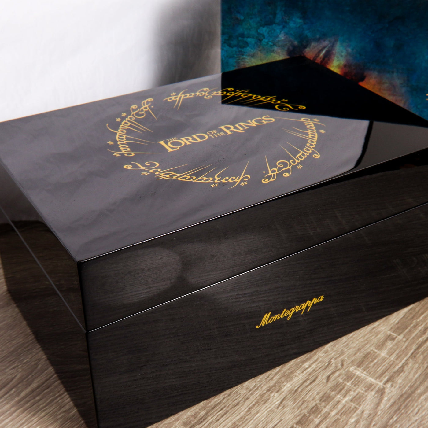Montegrappa Lord of the Rings Doom Fountain Pen Black Display Case