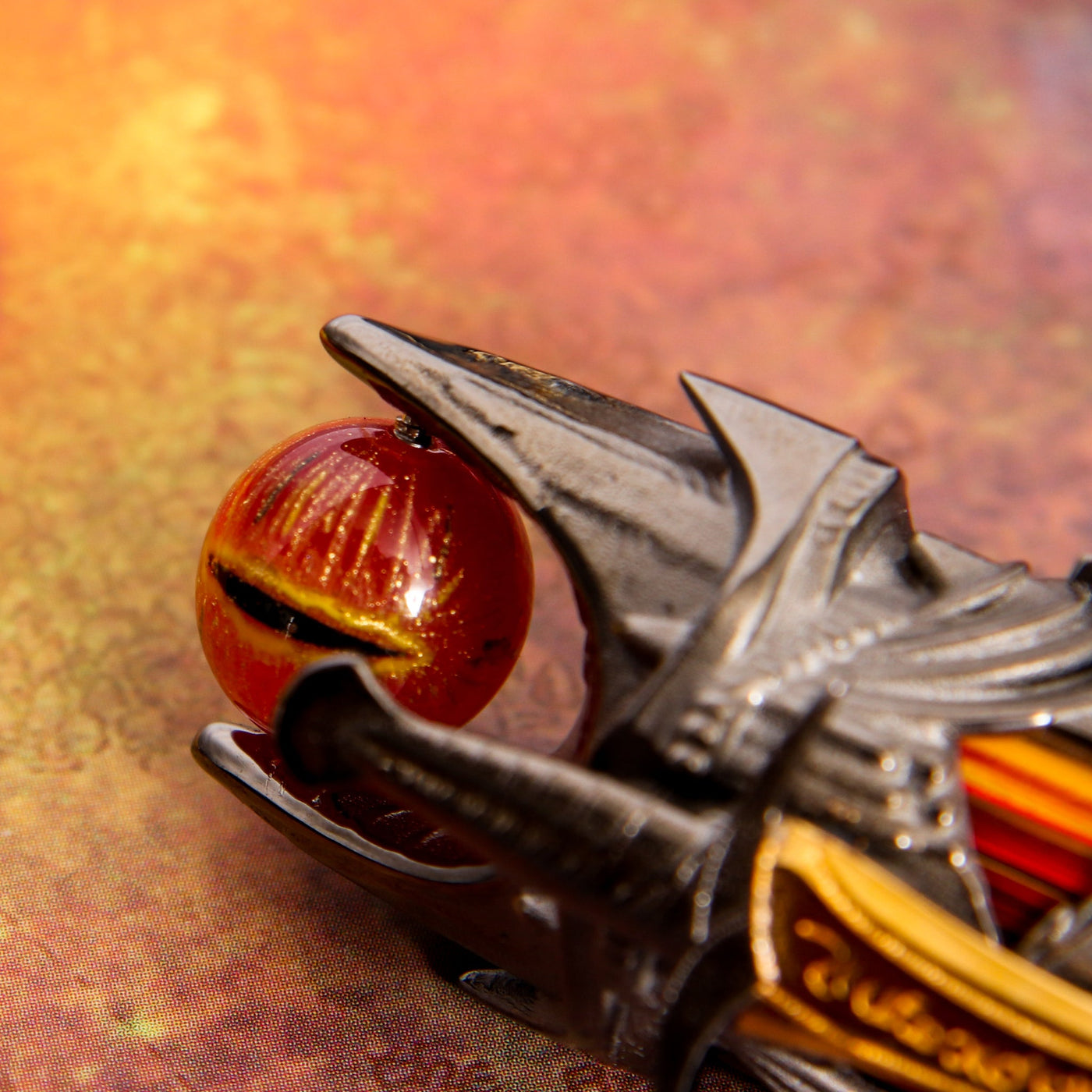 Montegrappa Lord of the Rings Doom Fountain Pen Enameled Eye of Sauron