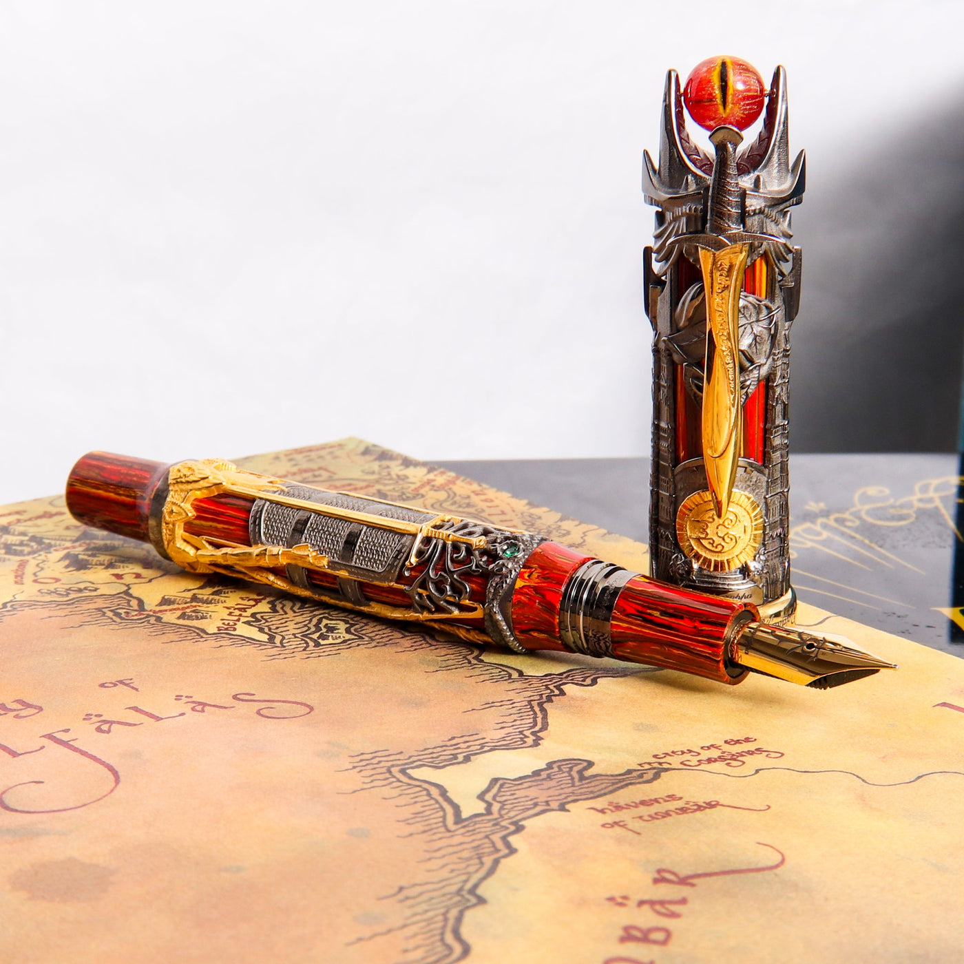 Montegrappa Lord of the Rings Doom Fountain Pen Luxury Design