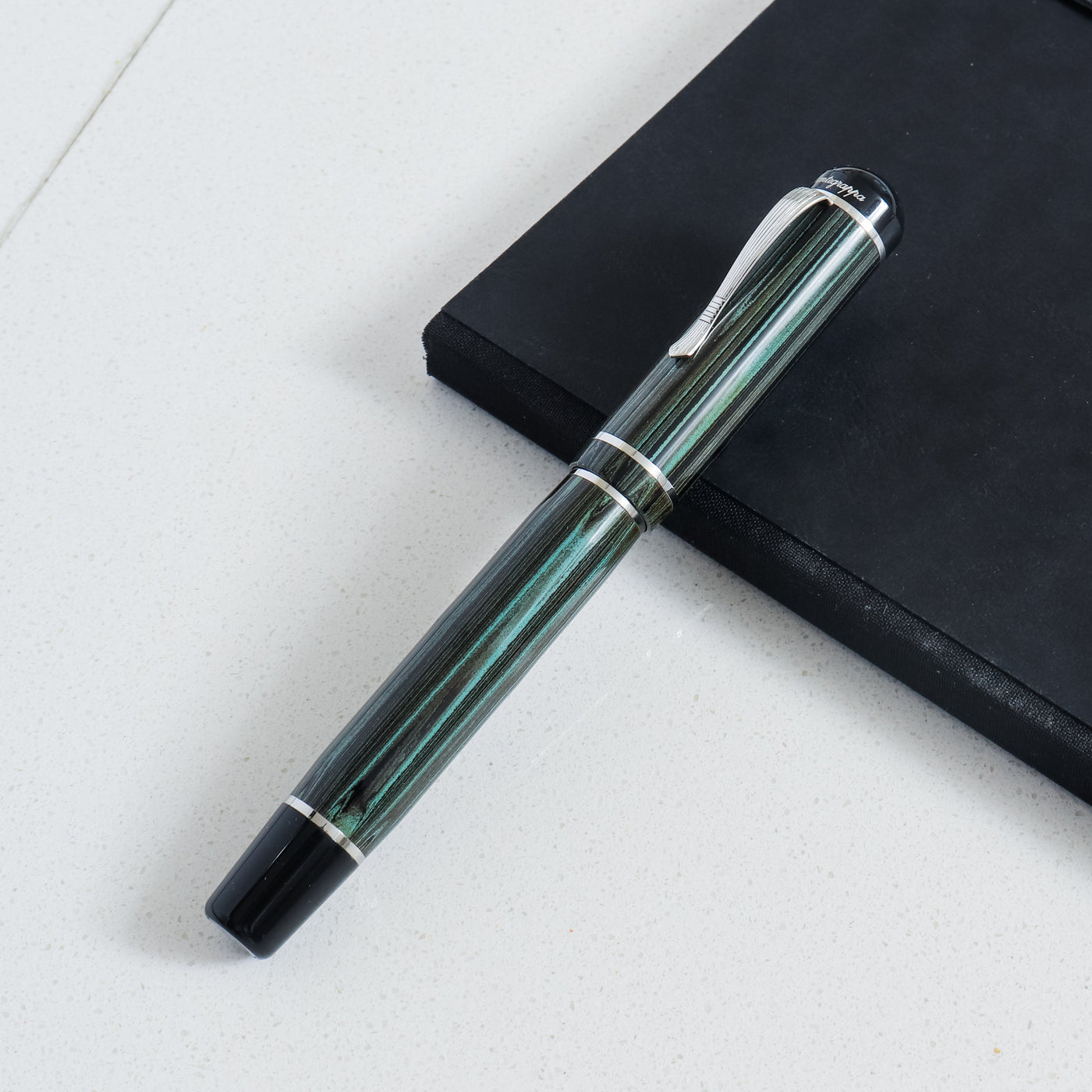 Montegrappa Mia Carissima Petroleum Green Fountain Pen