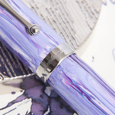 Montegrappa Mia Very Peri Fountain Pen Center Band