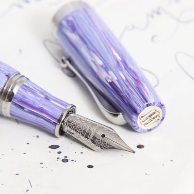 Montegrappa Mia Very Peri Fountain Pen Nib Details