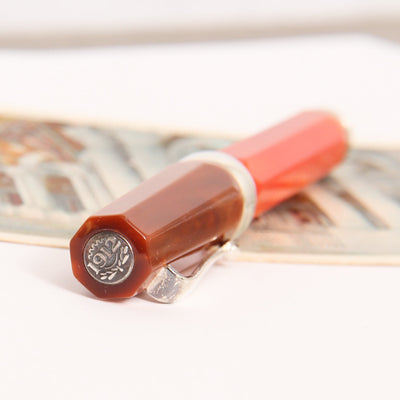 Montegrappa Micra Caramel Fountain Pen Cap Details