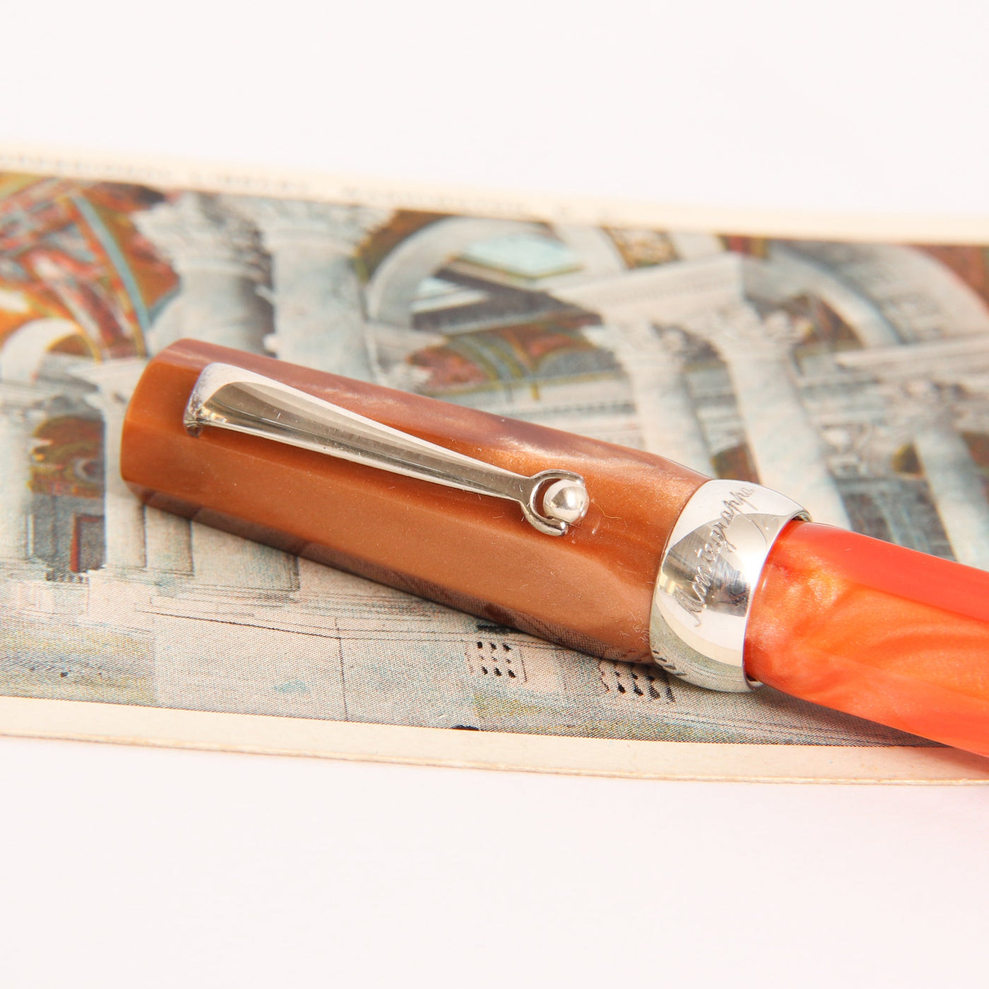 Montegrappa Micra Caramel Fountain Pen Clip