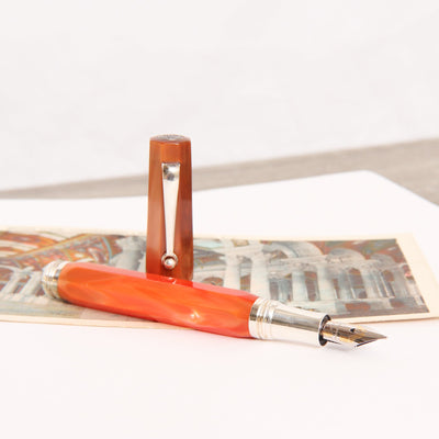 Montegrappa Micra Caramel Fountain Pen Uncapped