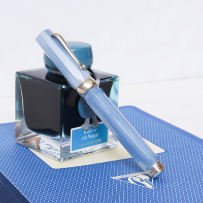 Montegrappa Micra Light Blue Fountain Pen - Preowned Capped