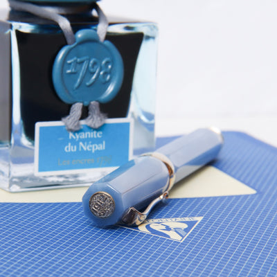 Montegrappa Micra Light Blue Fountain Pen - Preowned Logo