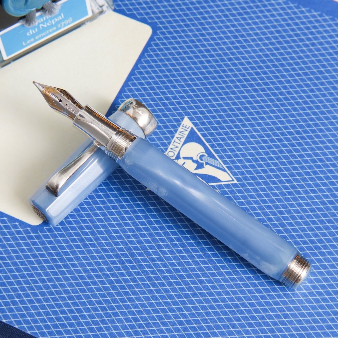 Montegrappa Micra Light Blue Fountain Pen - Preowned