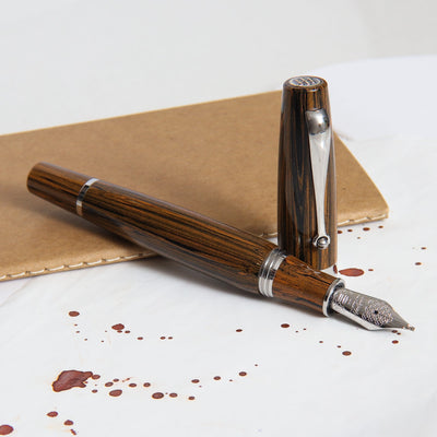Montegrappa Miya Brown Ebonite Fountain Pen