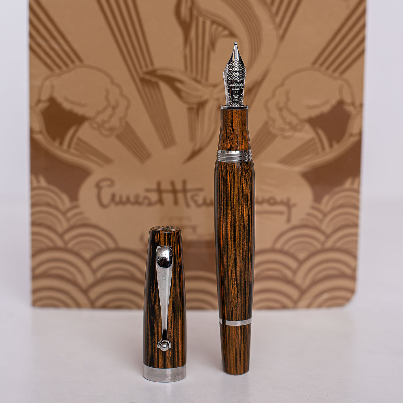 Montegrappa Miya Brown Ebonite Fountain Pen