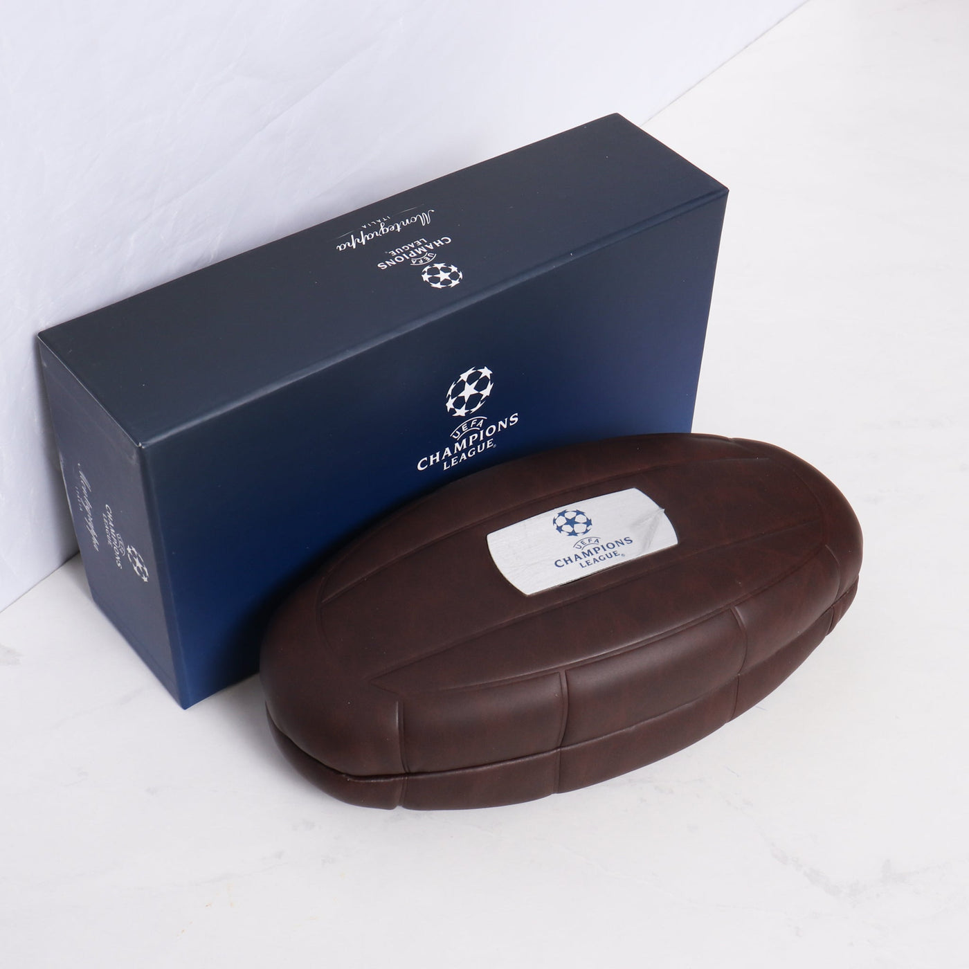Montegrappa UEFA Champions League Light Blue Fountain Pen Packaging