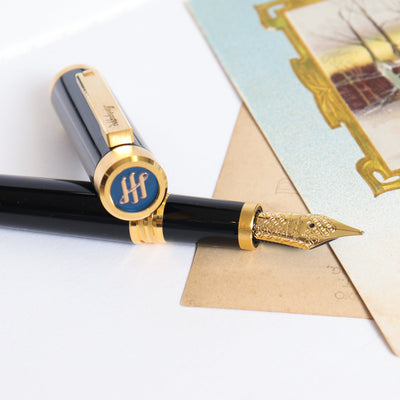 Montegrappa Black & Gold Fountain Pen