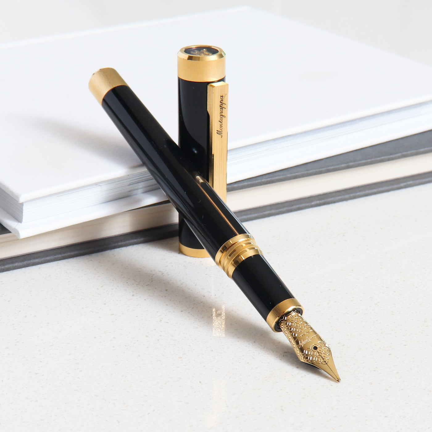 Montegrappa Zero Brushed Gold Fountain Pen