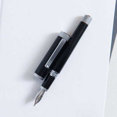 Montegrappa Zero Black & Silver Fountain Pen