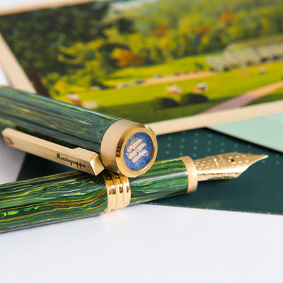 Montegrappa Green & Gold Fountain Pen